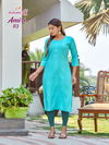 Amiri By Aanchi Roman Silk Straight Cut Fancy Pintex Kurti Orders In India
